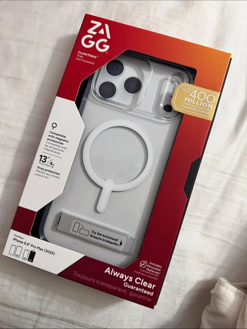 Crystal Palace Clear MagSafe-Compatible Case for iPhone 6.9” Pro Max (2025)